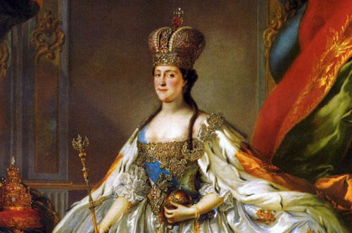 Chân dung nữ hoàng Catherine.
