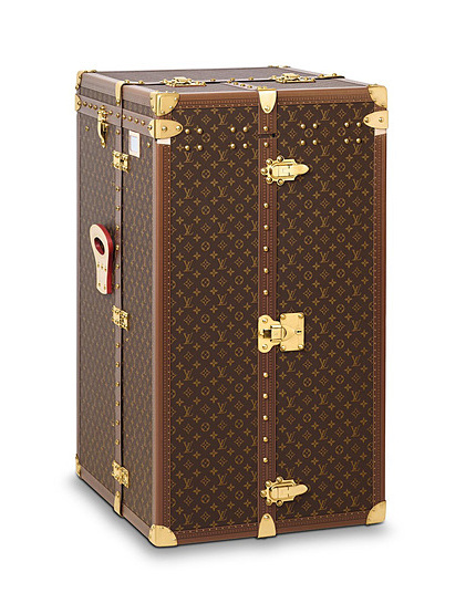 Hình ảnh chiếc rương khi gập gọn. Ảnh: Louis Vuitton.